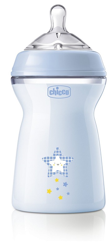 CHICCO BIBERON NAT FEEL PP 6M+ 330 ML BIMBO - Farmapanda Srl
