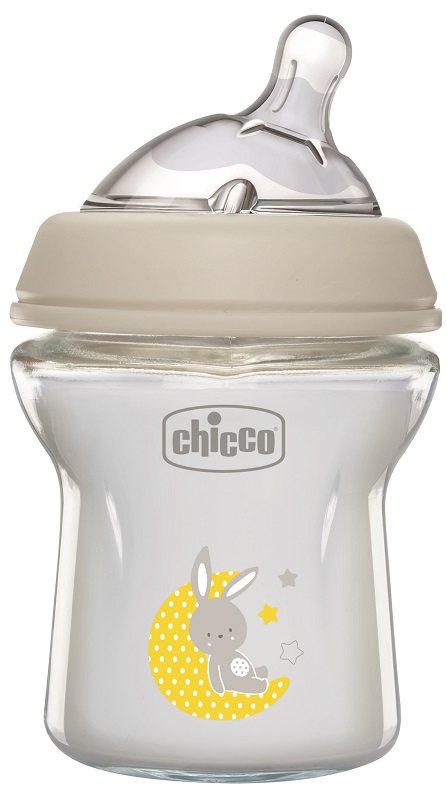 CHICCO BIBERON NAT FEEL VETRO 0M+ 150 ML - Farmapanda Srl