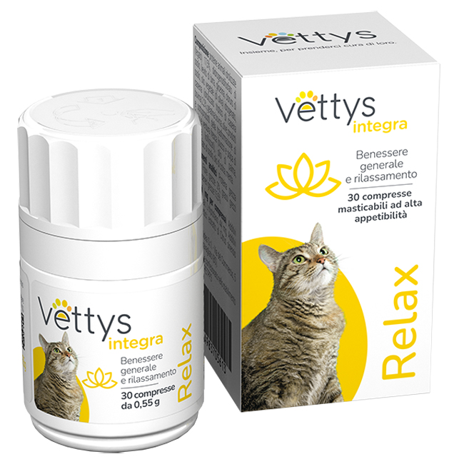 VETTYS INTEGRA RELAX GATTO 30 COMPRESSE MASTICABILI - Farmapanda Srl