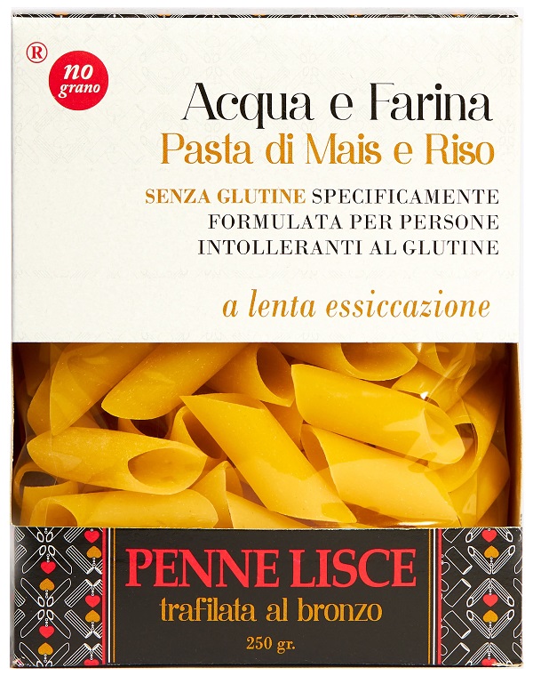 NUTRI TE' PENNE LISCE ACQUA E FARINA MAIS E RISO 250 G - Farmapanda Srl