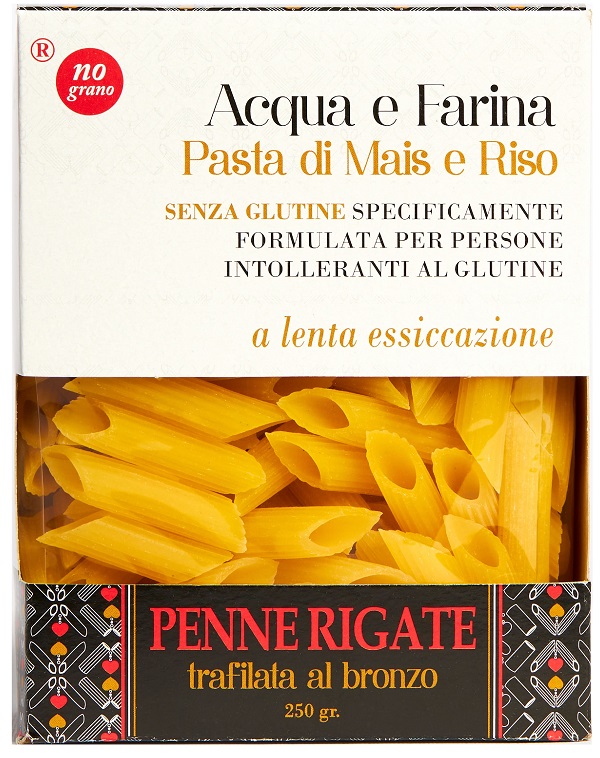 NUTRI TE' PENNE RIGATE ACQUA E FARINA MAIS E RISO 250 G - Farmapanda Srl