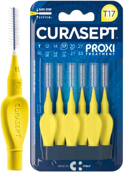 CURASEPT PROXI T17 GIALLO/YELLOW 6 PEZZI - Farmapanda Srl