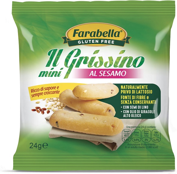 FARABELLA IL MINI GRISSINO AL SESAMO 24 G - Farmapanda Srl