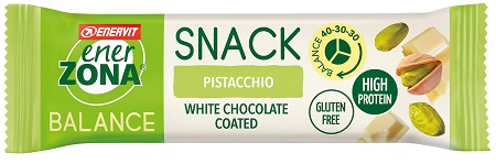 ENERZONA SNACK PISTACCHIO CIOCCOLATO BIANCO 27 G - Farmapanda Srl