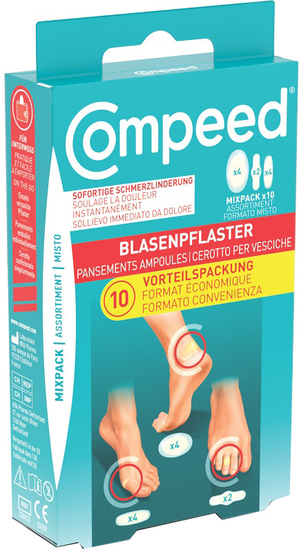 CEROTTI COMPEED PER VESCICHE MISTO BOX 10 PEZZI - Farmapanda Srl