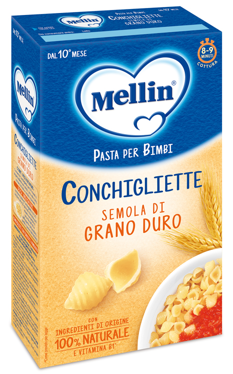 MELLIN CONCHIGLIETTE 100% GRANO DURO 280 G - Farmapanda Srl