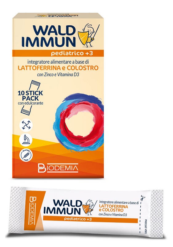 WALD IMMUN PEDIATRICO +3 10 STICK GUSTO CIOCCOLATO - Farmapanda Srl