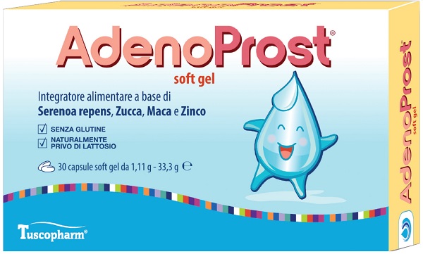 ADENOPROST 30 CAPSULE SOFT GEL - Farmapanda Srl