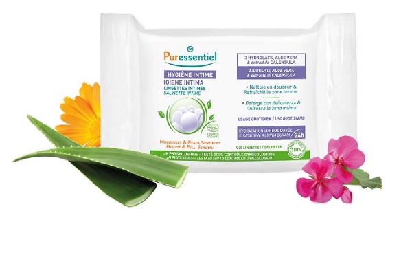 PURESSENTIEL SALVIETTINE INTIME 25 PEZZI - Farmapanda Srl
