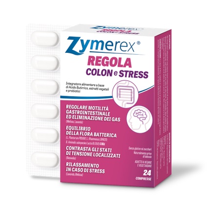 ZYMEREX REGOLA COLON E STRESS 24 COMPRESSE - Farmapanda Srl