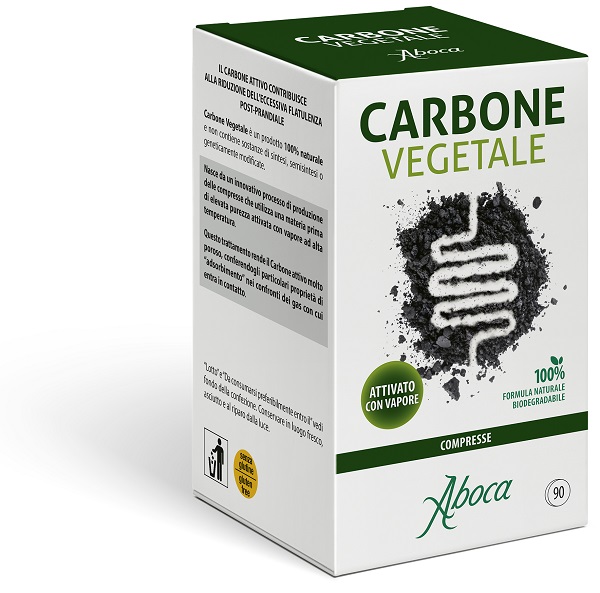 CARBONE VEGETALE 90 COMPRESSE - Farmapanda Srl