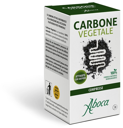 CARBONE VEGETALE 30 COMPRESSE - Farmapanda Srl