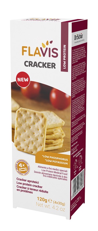 FLAVIS CRACKER APROTEICI 4 PORZIONI DA 30 G - Farmapanda Srl