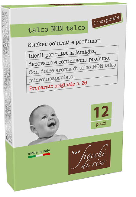 FIOCCHI DI RISO TALCO NON TALCO CEROTTI 12 PEZZI - Farmapanda Srl