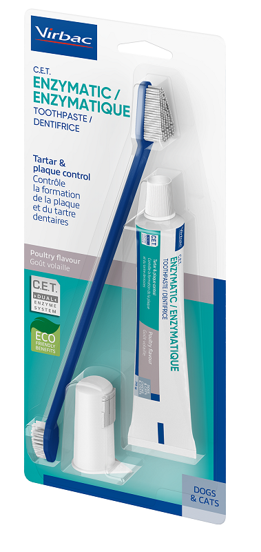 KIT DENTIFRICIO ENZIMATICO 70 G + SPAZZOLINO DA DENTI + SPAZZOLINO DA DITO - Farmapanda Srl