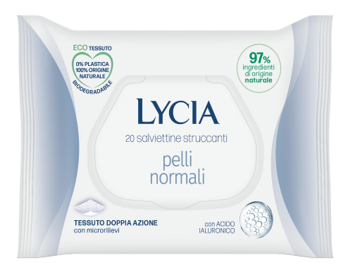 LYCIA SALVIETTINE STRUCCANTI PELLI NORMALI 20 PEZZI - Farmapanda Srl