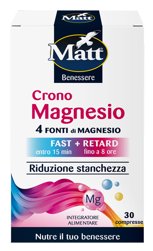 MATT CRONO MAGNESIO 30 COMPRESSE - Farmapanda Srl