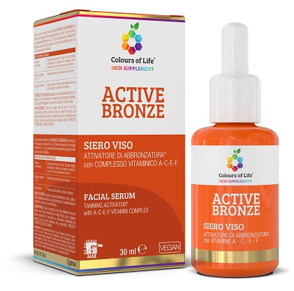 COLOURS OF LIFE ACTIVE BRONZE SIERO VISO 30 ML - Farmapanda Srl