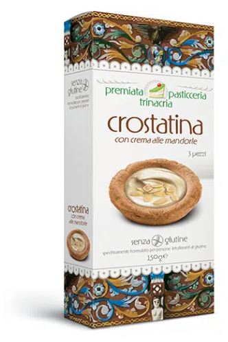 PREMIATA PASTICCERIA TRINACRIA CROSTATINA CREMA MANDORLA 150 G - Farmapanda Srl