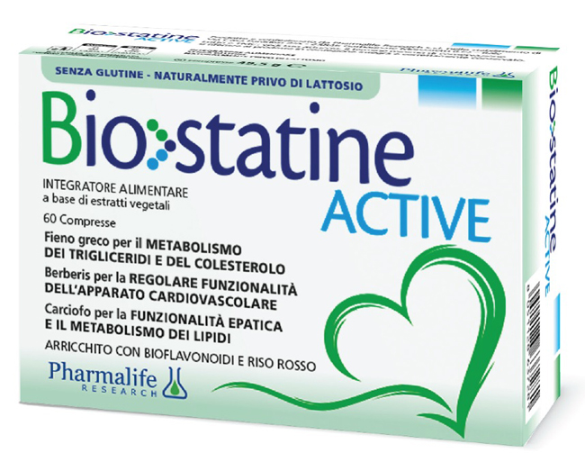 BIOSTATINE ACTIVE 60 COMPRESSE - Farmapanda Srl