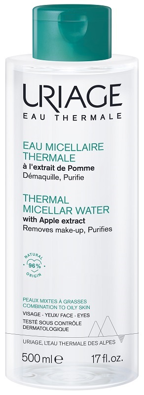 URIAGE EAU MICELLAIRE THERMALE PELLI MISTE GRASSE FLACONE 500 ML - Farmapanda Srl