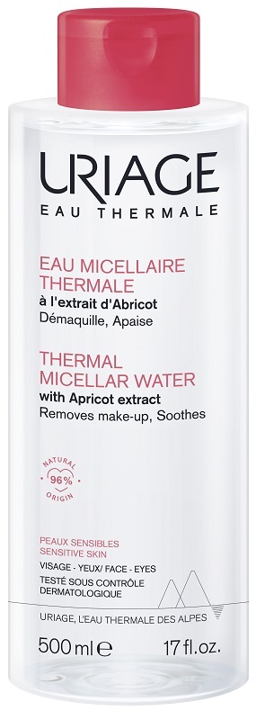 URIAGE EAU MICELLAIRE THERMALE PELLI SECCHE FLACONE 500 ML - Farmapanda Srl