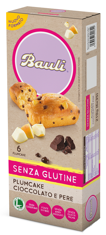 DORIA PLUMCAKE CIOCCOLATO-PERE 6 PEZZI DA 35 G - Farmapanda Srl
