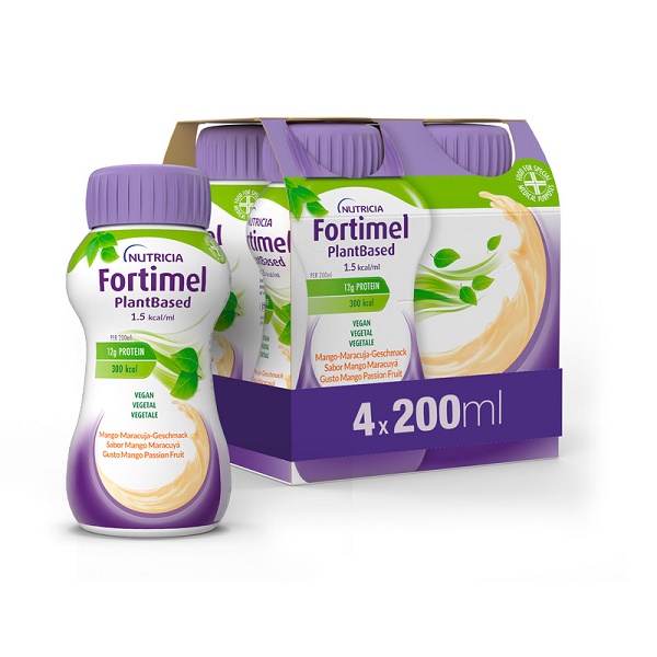 FORTIMEL PLANT BASED MANGO PASSION FRUIT 4 BOTTIGLIE DA 200 ML - Farmapanda Srl