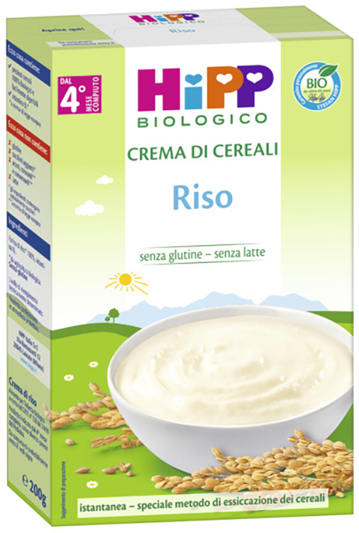 HIPP BIO CREMA CEREALI RISO 200 G - Farmapanda Srl