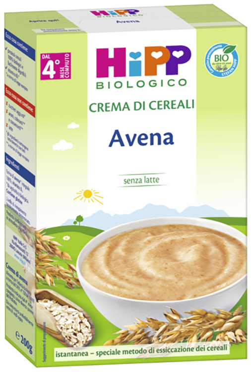 HIPP BIO CREMA CEREALI AVENA 200 G - Farmapanda Srl