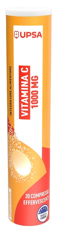 UPSA VITALITY VITAMINA C 1000 MG 20 COMPRESSE EFFERVESCENTI - Farmapanda Srl