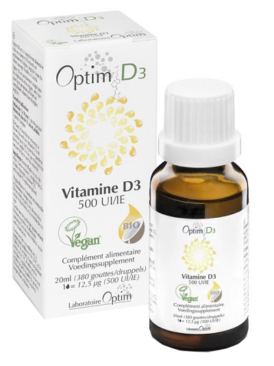 OPTIM D3 VITAMINA VEGETALE 500UI GOCCE 20 ML - Farmapanda Srl