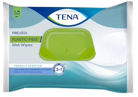TENA WET WIPES PLASTIC FREE 48 PEZZI - Farmapanda Srl