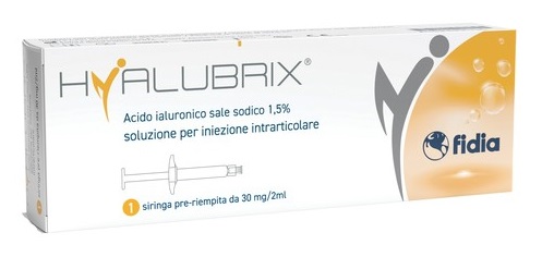 SIRINGA INTRA-ARTICOLARE HYALUBRIX ACIDO IALURONICO 1,5% 30 MG 2 ML NO ETO - Farmapanda Srl