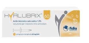 SIRINGA INTRA-ARTICOLARE HYALUBRIX 60 ACIDO IALURONICO 1,5% 60 MG 4 ML - Farmapanda Srl