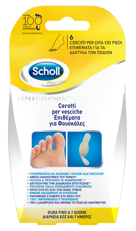 CEROTTO SCHOLL VESCICA DITA PIEDE 6 PEZZI - Farmapanda Srl