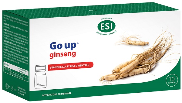ESI GO UP GINSENG 10 FLACONCINI DA 30 ML - Farmapanda Srl