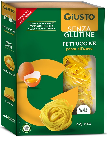 GIUSTO SENZA GLUTINE FETTUCCINE ALL'UOVO 250 G - Farmapanda Srl