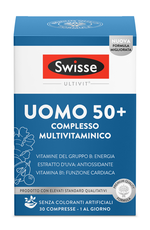 SWISSE MULTIVITAMINICO UOMO 50+ 30 COMPRESSE - Farmapanda Srl