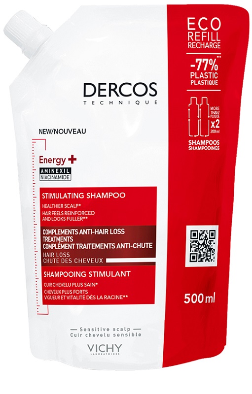DERCOS ECO RICARICA ENERGIZZANTE 500 ML - Farmapanda Srl