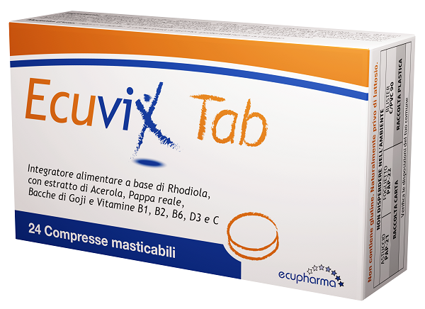 ECUVIX TAB 24 COMPRESSE MASTICABILI - Farmapanda Srl