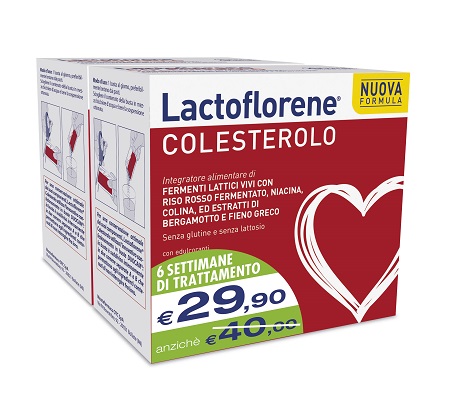 LACTOFLORENE COLESTEROLO BIPACK 20 + 20 BUSTINE - Farmapanda Srl