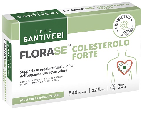 FLORASE COLESTEROLO FORTE 40 CAPSULE - Farmapanda Srl