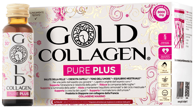 GOLD COLLAGEN PURE PLUS 10 FLACONI DA 50 ML - Farmapanda Srl