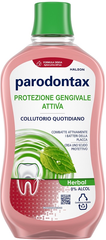 PARODONTAX COLLUTORIO PROTEZIONE GENGIVE HERBAL 500 ML - Farmapanda Srl