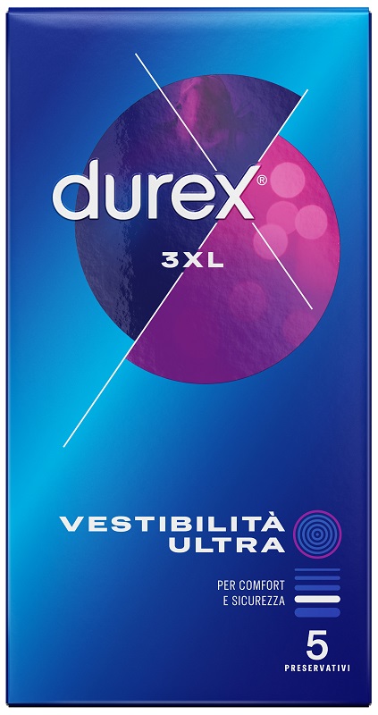 PRESERVATIVO DUREX 3XL VESTIBILITA' ULTRA 5 PEZZI - Farmapanda Srl