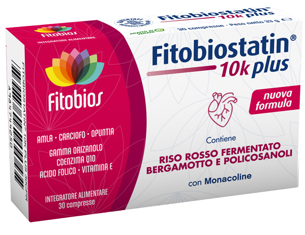 FITOBIOSTATIN 10K PLUS 30 COMPRESSE - Farmapanda Srl