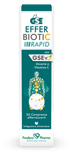 GSE EFFERBIOTIC RAPID 20 COMPRESSE - Farmapanda Srl