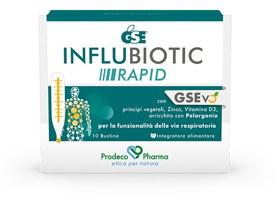 GSE INFLUBIOTIC RAPID 10 BUSTINE - Farmapanda Srl