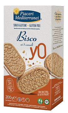 PIACERI MEDITERRANEI BISCO YO 5 CEREALI 200 G - Farmapanda Srl